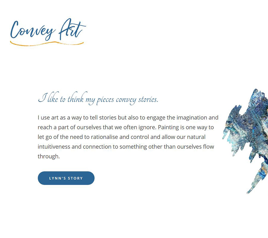 Convey Art Website Image